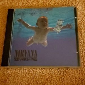 NIRVANA CD with Blue and Black Cover